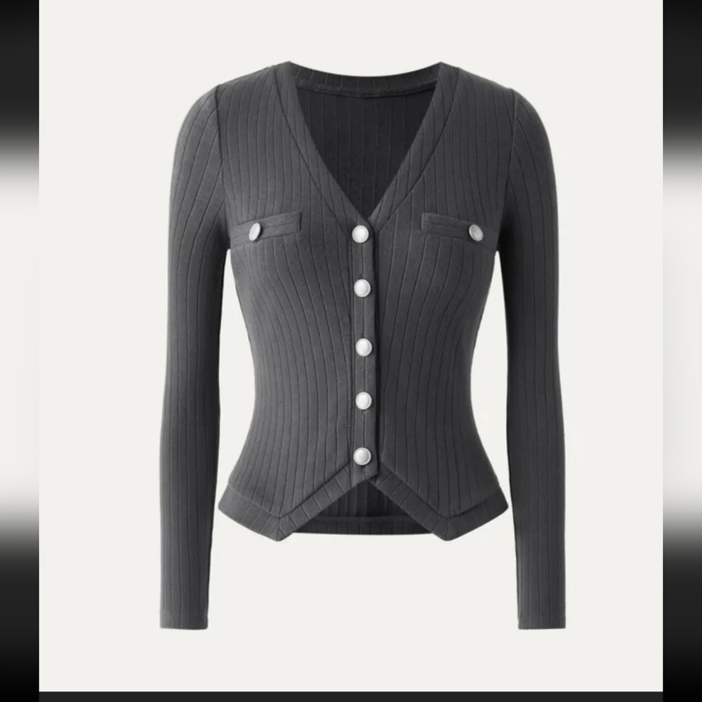 OGL Button Down Slim Cardigan